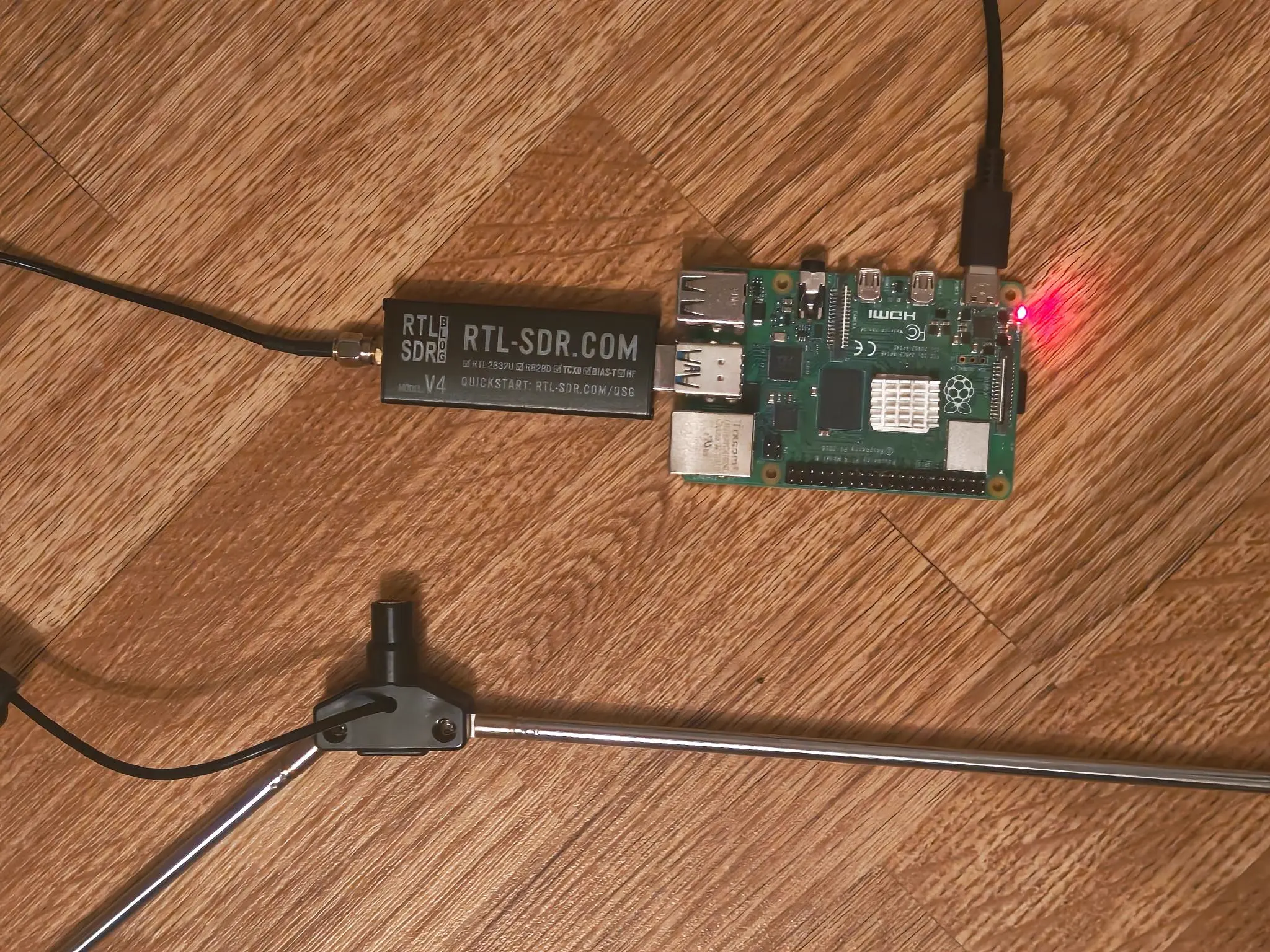 rpi4 + rtl-sdr