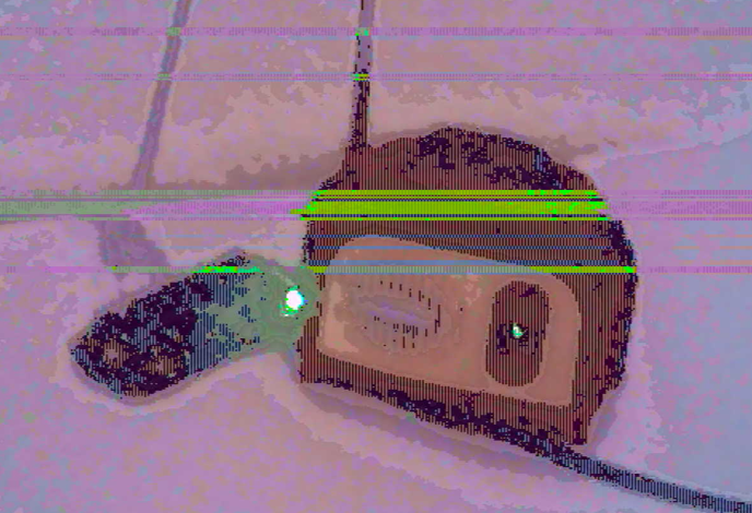 picture of the Raspberry Pi and the radio